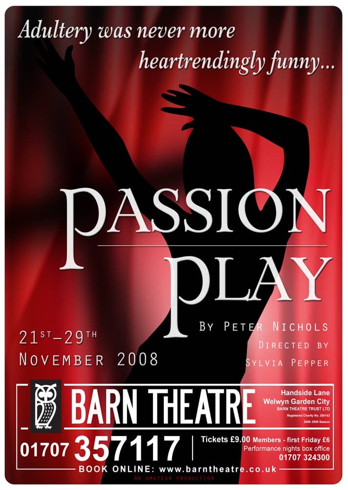 Passion Play by Peter Nichols - Poster