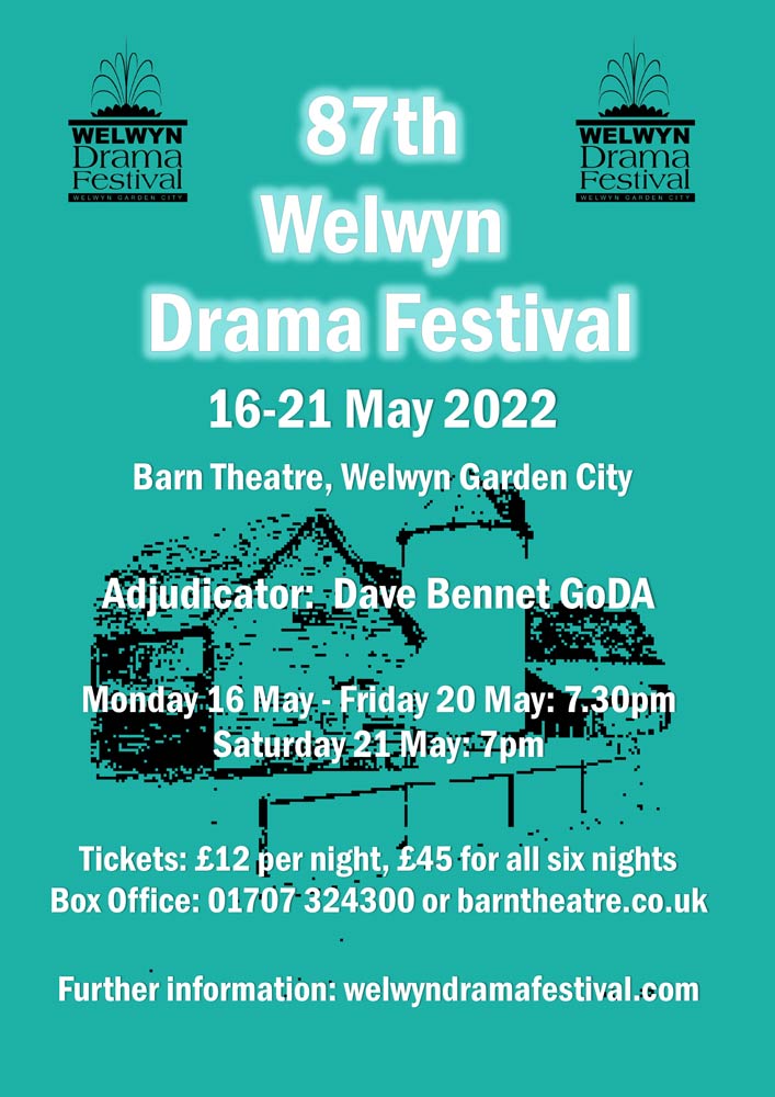 87th Welwyn Drama Festival Poster