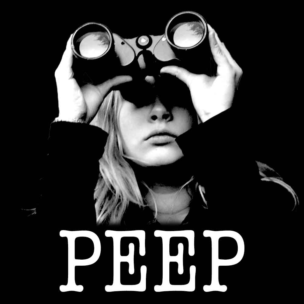 Peep by Jodi Gray production graphic