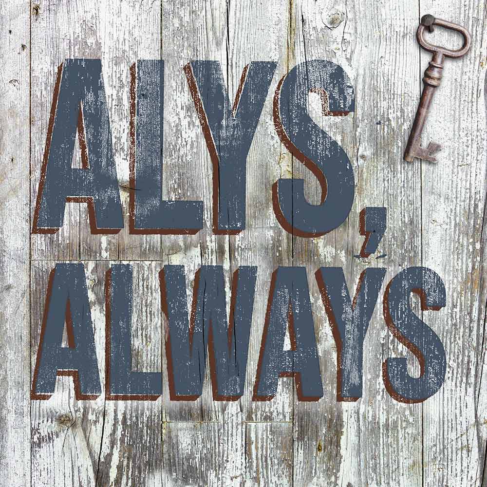 Alys, Always by Lucinda Coxon at the Barn Theatre, Welwyn Garden City, Hertfordshire - production graphic.