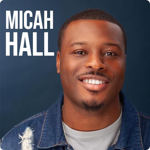 A photo of Micah Hall our headliner tonight.